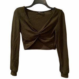 SHEIN Cross Crop Top (S)